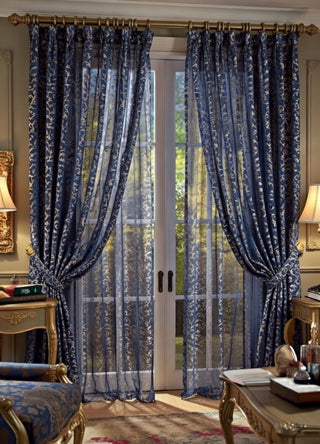 Perde tyl me lule gold 1.5m Hagel