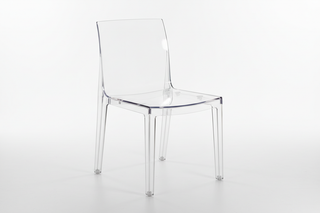 transparent plastic chair simple